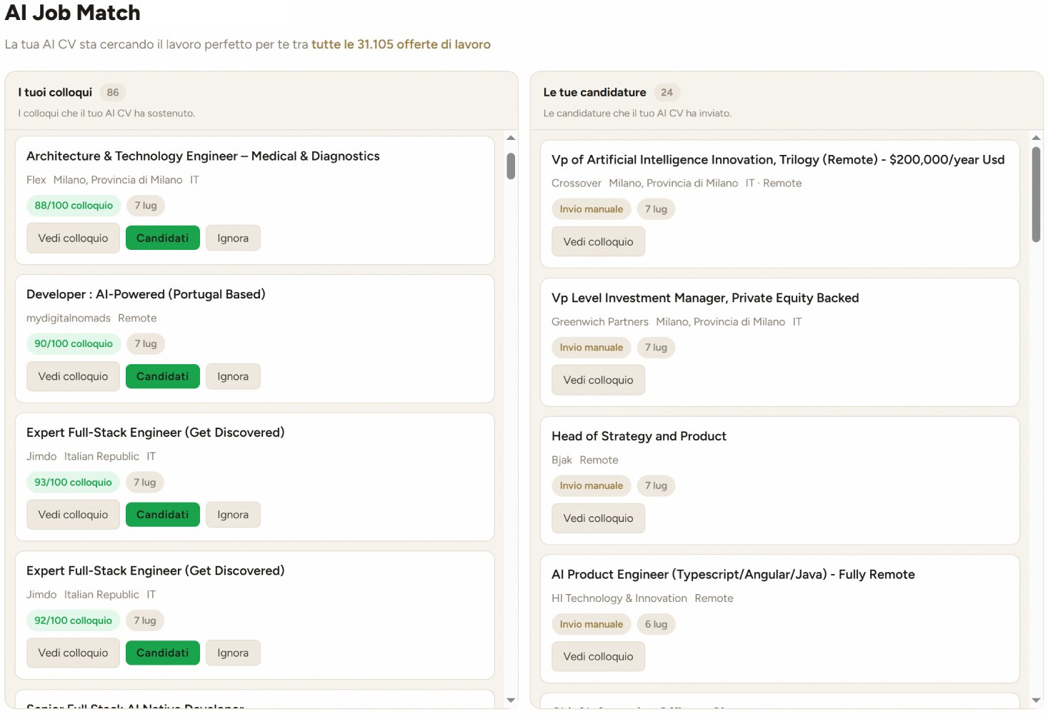 AI Job Match — tailk.me